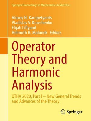 cover image of Operator Theory and Harmonic Analysis